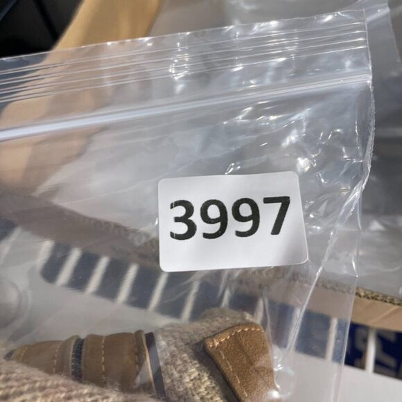 Vintage 60s Challenger Sweater Men S Tan Leather Trim Knit Full Zip - Picture 10 of 10